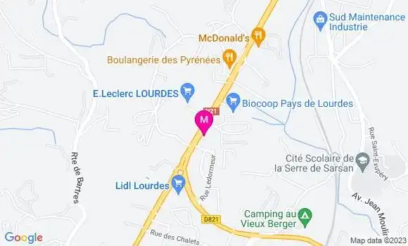 Localisation Esso Express