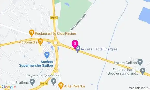Localisation Access TotalEnergies