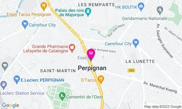 Localisation Esso