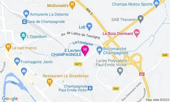 Localisation Station Leclerc