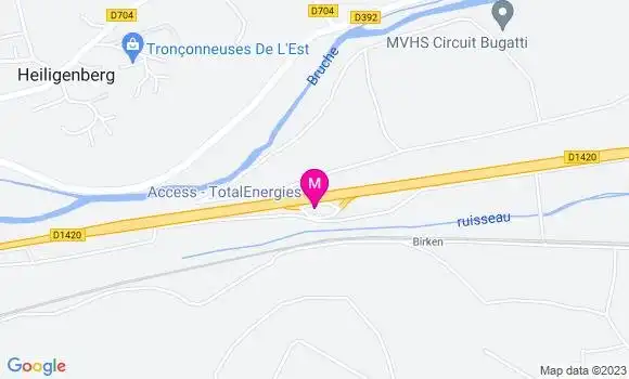 Localisation Access TotalEnergies