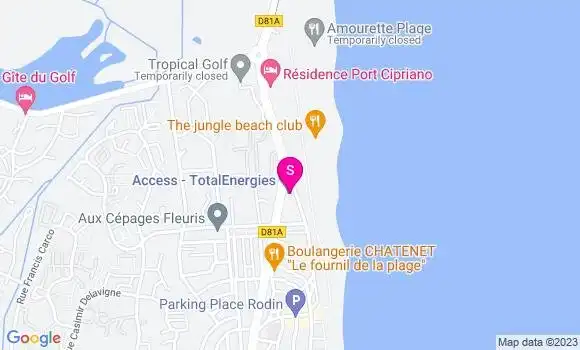 Localisation Access TotalEnergies
