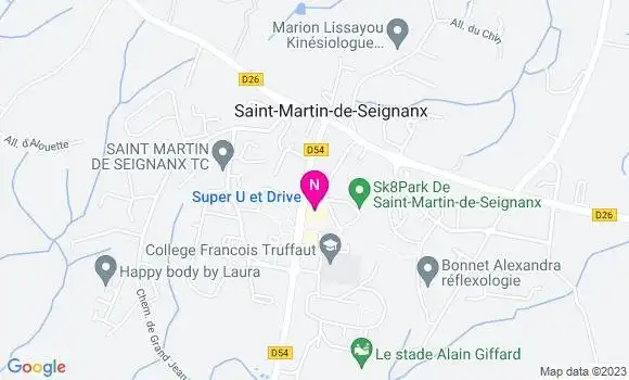 Localisation Super U