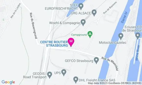 Localisation Relais du Rhin