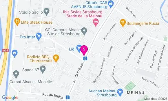 Localisation Esso Express