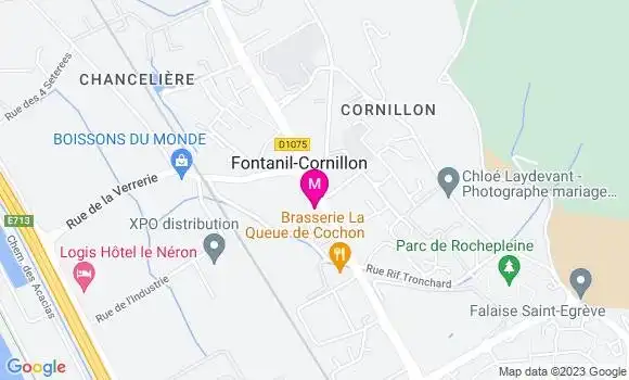 Localisation Garage du Rocher