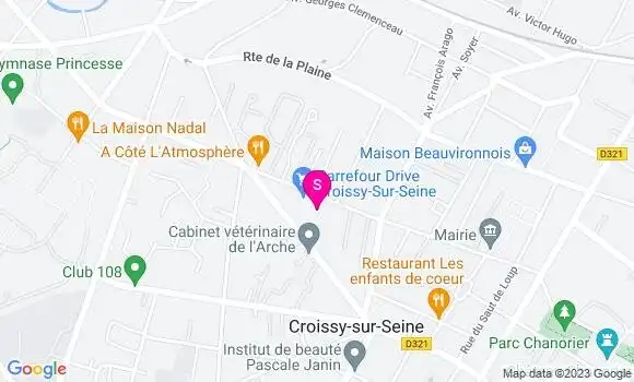 Localisation Carrefour Market