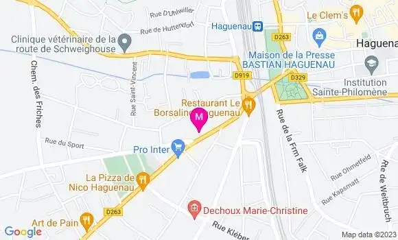 Localisation Relais Haguenau