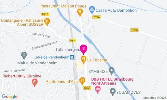 Localisation TotalEnergies