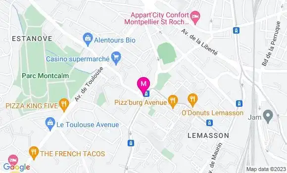 Localisation Auchan Supermarché