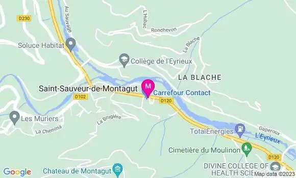 Localisation Carrefour Contact