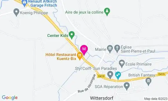 Localisation Station Kuentz Bix