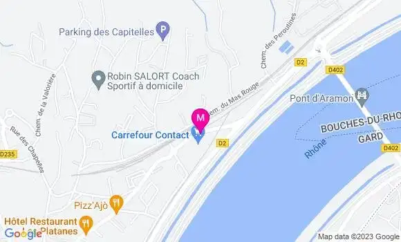 Localisation Carrefour