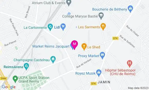 Localisation Carrefour Station
