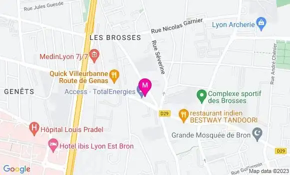 Localisation Access TotalEnergies