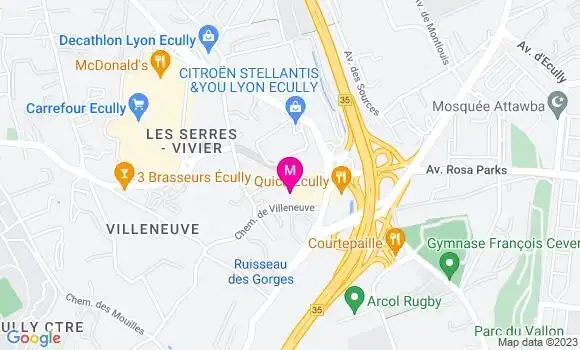 Localisation Station Carrefour