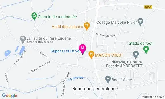 Localisation Super U