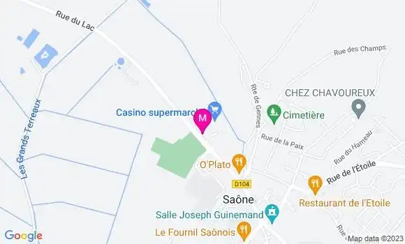 Localisation Casino Supermarché