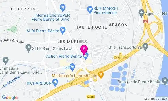 Localisation Esso Express