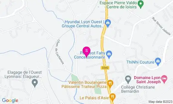 Localisation Esso Express