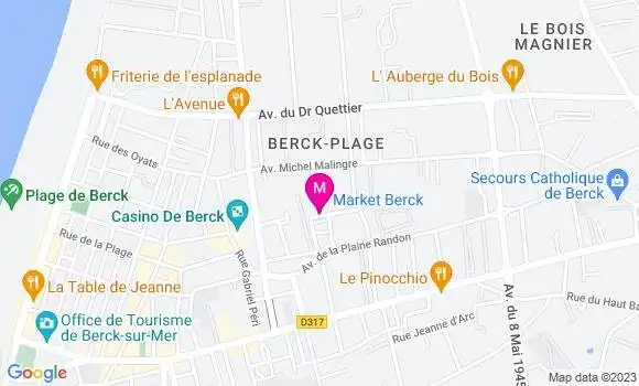 Localisation Carrefour Market