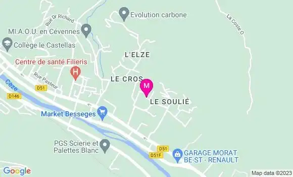 Localisation Gagnières Autos