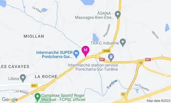 Localisation Intermarché Station