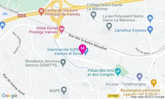 Localisation Intermarché Station