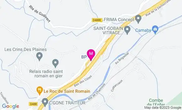 Localisation Bp Saint Romain