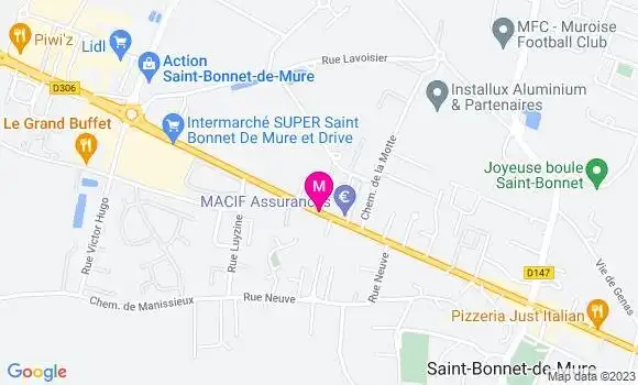 Localisation Esso Express