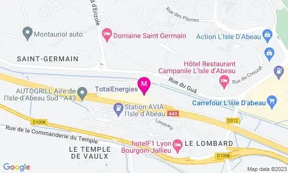 Localisation Relais du Lombard