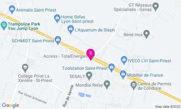Localisation Access TotalEnergies