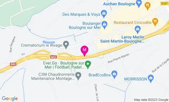 Localisation Auchan Station