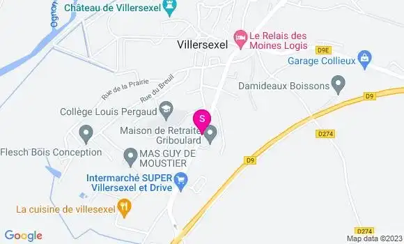 Localisation Intermarché Station