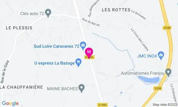 Localisation Station U