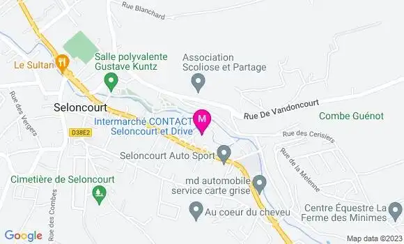 Localisation Intermarché Station