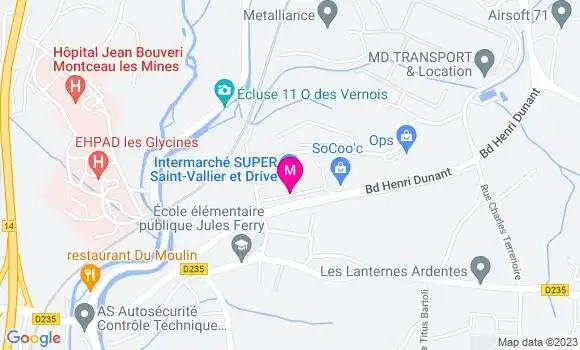 Localisation Intermarché Station