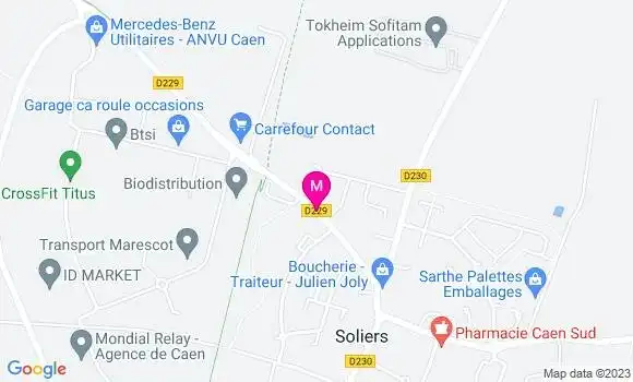 Localisation Carrefour Contact