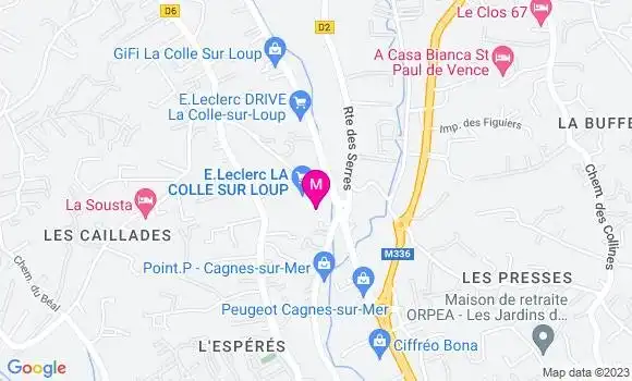 Localisation Station Leclerc
