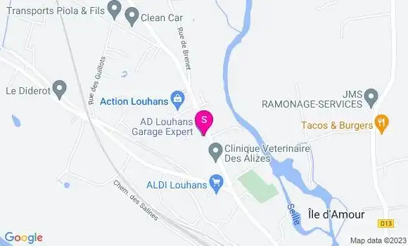 Localisation Station Avia
