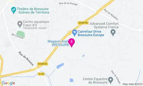Localisation Carrefour Market