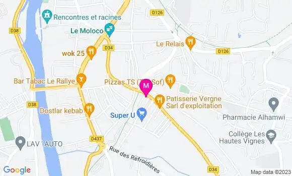 Localisation Super U