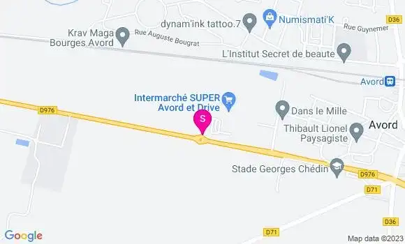 Localisation Intermarché Station
