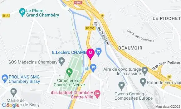 Localisation Esso Express