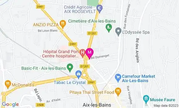 Localisation Esso Express