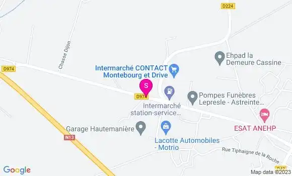 Localisation Intermarché Station