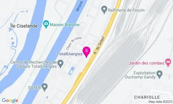Localisation TotalEnergies