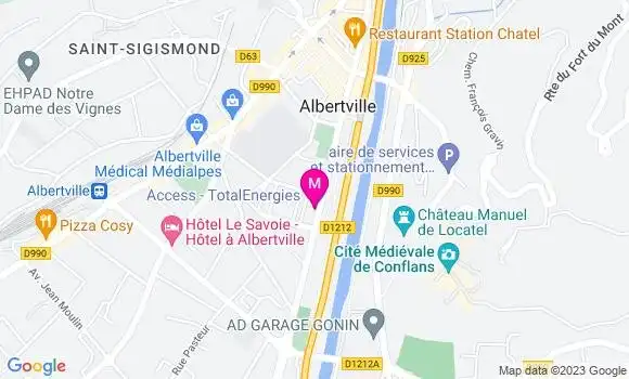 Localisation Access TotalEnergies