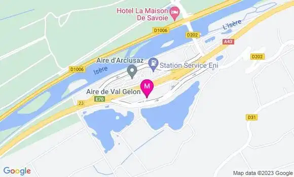 Localisation Station Eni
