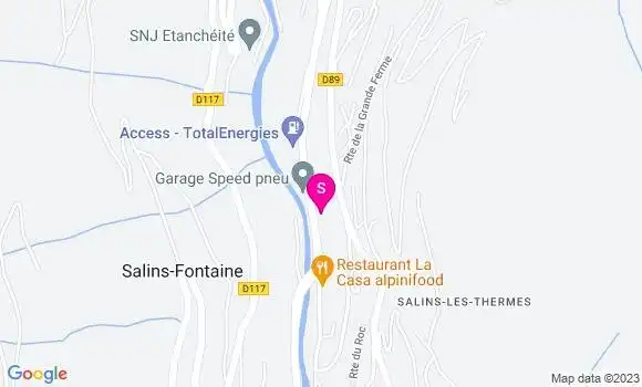 Localisation Station Eni